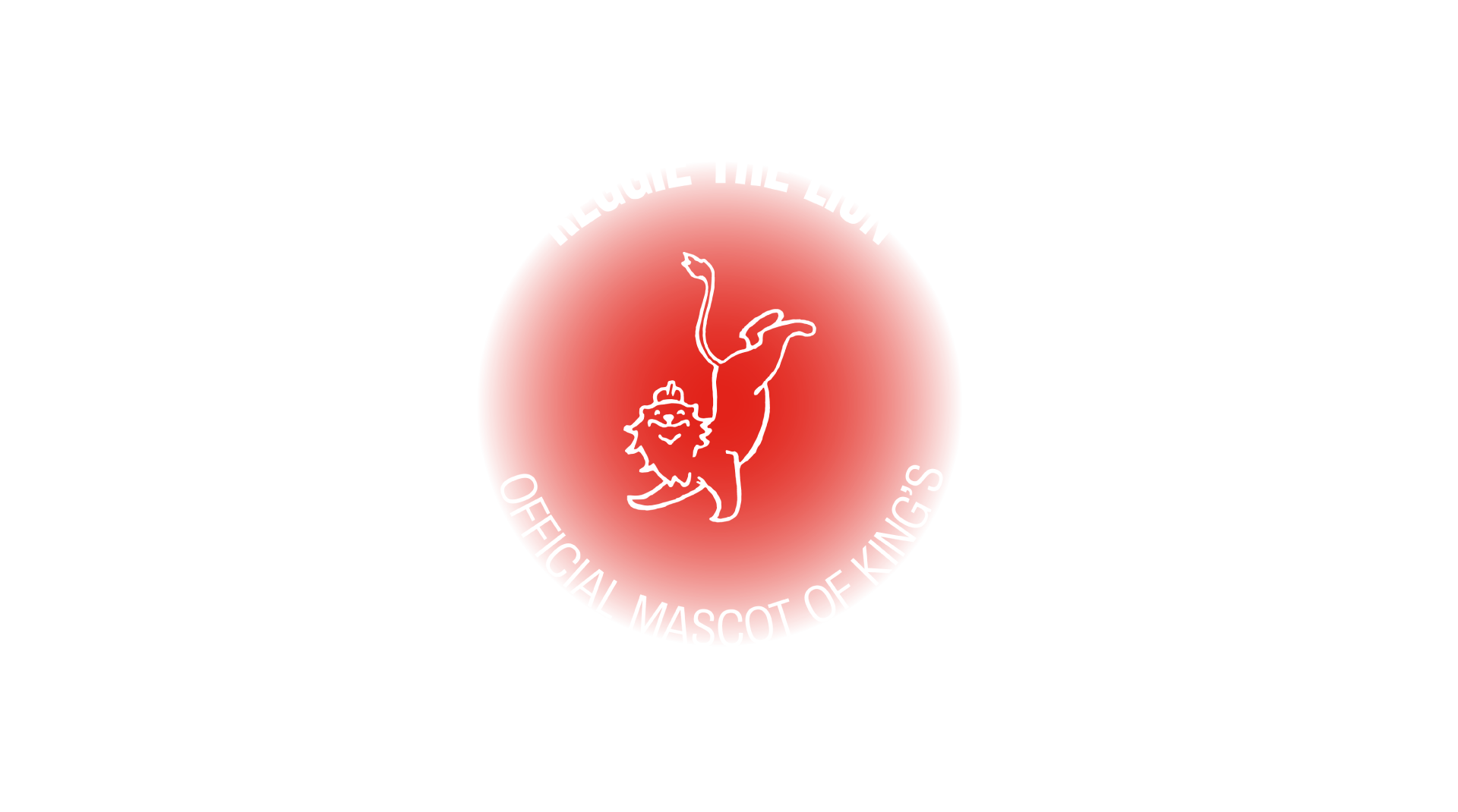Reggie the Lion. Official mascot of King's